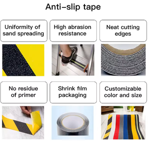 เทปกันลื่น PVC <span class=keywords><strong>ราคา</strong></span>โรงงานขายส่ง เทปเตือนพื้นกันลื่นเพื่อความปลอดภัยสำหรับโรงงาน - Product Image 3