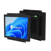 Panel PC Industrial HMI de 15 Pulgadas con Pantalla Táctil Capacitiva Integrada, VGA, Resistente al Agua IP66/IP65, Alto Brillo, Intel I3/I7