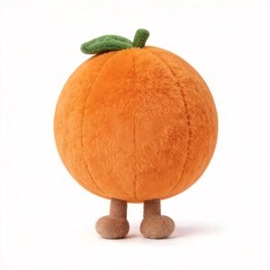 Juguetes de Peluche Naranja de Alta Calidad al por Mayor, Lindos Peluches de Peluche Naranja en Forma de Almohada, Pelota de Peluche Naranja Rellena - Product Image 2