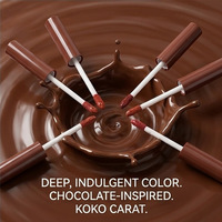 Ensemble de 5 gloss à lèvres mats au chocolat, rouge à lèvres liquide velours, boue à lèvres, longue tenue, imperméable, anti-bavures, kit de maquillage pour femmes