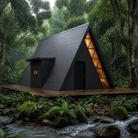 Maison A-Frame S500 Modulaire Exécutive avec Système d'Accès au Réservoir, pour Logement de Loisirs, Fourniture Directe Usine pour Opérateurs