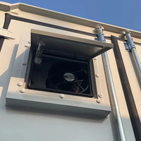 Nouvelle Conception Horizontal en Alliage d'Aluminium Moderne, Grilles d'Admission et de Sortie d'Air Automatiques pour Générateur à Accumulation d'Énergie, pour Atelier