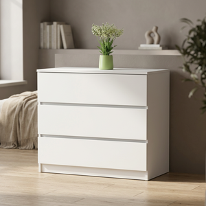Commode à 3 Tiroirs en Bois de Haute Qualité avec Design Contemporain pour Salon Fabriquée en Malaisie Modèle 1440 - Product Image 2