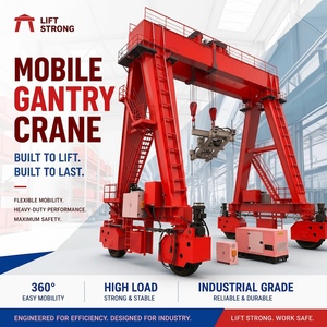 Grue à portique mobile électrique sur pneus en caoutchouc de 20 tonnes et 30 tonnes pour la manutention de conteneurs portuaires - Product Image 2