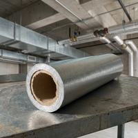 Tissu en fibre de verre laminé avec feuille d'aluminium, écologique et moderne, ignifuge, isolant thermique, en fibre de verre E, sans alcali, personnalisable