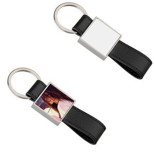Bán Buôn Quà Tặng Lưu Niệm Nhôm Keyring <span class=keywords><strong>Keychain</strong></span> Thăng Hoa Da <span class=keywords><strong>Keychain</strong></span> Trống - Product Image 3