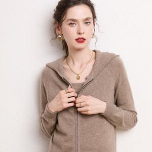 Cárdigan de Cachemira de estilo corto para <span class=keywords><strong>mujer</strong></span>, suéter de punto, nuevo diseño, <span class=keywords><strong>2022</strong></span> - Product Image 3