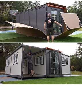 MK 40ft <span class=keywords><strong>เหล็ก</strong></span>สำเร็จรูปแบบขยาย<span class=keywords><strong>ได้</strong></span>สำหรับบ้าน2-4ห้องนอน MK ภาชนะไม้สไตล์ร่วมสมัยระบายอากาศได้ - Product Image 3