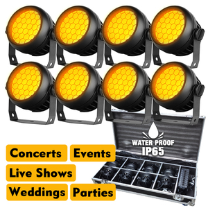 Barre de lumière LED stroboscopique 800W Amber+Warm White+RGB, IP66 Pro, étanche, effet <span class=keywords><strong>clignotant</strong></span> pour DJ, concert, scène - Product Image 1