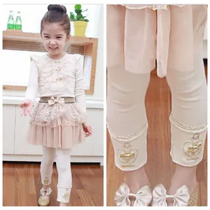 Online Shop Wholesale Kids Clothes India Leggings With Lace Dresses For Girls