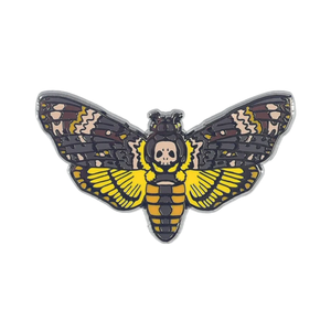 Imaginative Magical Evil and Black Death's Head Hawk Moth Design Set Niquelado Aleación de zinc Esmalte Pins Metal Craft Broche Pin - Product Image 4