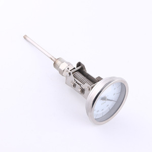 औद्योगिक तापमान मीटर 80 मिमी सार्वभौमिक कनेक्शन के लिए सभी स्टेनलेस स्टील तापमान गेज - Product Image 4