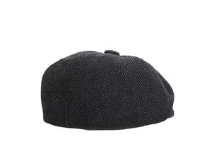 Gorro de lona con estampado de rayas para niños, estilo Ivy, para otoño e invierno, gorra de niño para un look moderno y cálido. - Product Image 5