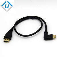 Câble Micro HDMI haute vitesse 4K, câble HDMI plaqué or 8K, type D vers HDMI