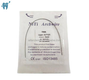 [Aifan <span class=keywords><strong>Dental</strong></span>] consumibles dentales 1 unid/bolsa Beta Alambre de titanio ortodoncia - Product Image 2