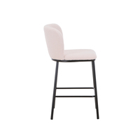 Tabouret de Bar en tissu duveteux, nouveau Design, chaise de bar moderne, chaise haute en tissu duveteux, tabouret de comptoir