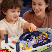 Jeu de flipper éducatif lumineux et sonore pour enfants 2026, machine de tir spatiale, jeu de société avec pointage, jouet de flipper à succès