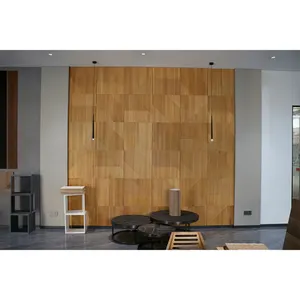 E&R WOOD 3d Art High Durability Wood Pattern New Decorative Living Room Wall Plank Board Panel