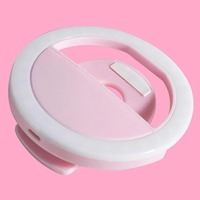 Produits pour la maison intelligente, lumière annulaire LED pour selfie avec charge USB, objectif pour téléphone portable, lampe annulaire LED pour selfie, lumière pour selfie sur smartphone