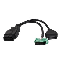 Câble Y OBD2 16 broches mâle-femelle, adaptateur d'extension de faisceau automobile pour scanner de diagnostic de voiture, traceur GPS, outil de test ECU
