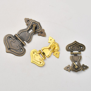 Chinese Style Antique <b>Snap</b> <b>Fastener</b> Alloy Gourd Bag Clip Small Medium Gold Bronze Sturdy Hidden Compartment Lock - Product Image 3