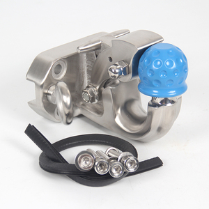 <span class=keywords><strong>Attelage</strong></span> de remorque de sauvetage tout-terrain en acier inoxydable de Style européen de voiture de Prado avec anneau de Base et accessoires de remorque de Camp de boule de remorquage - Product Image 5
