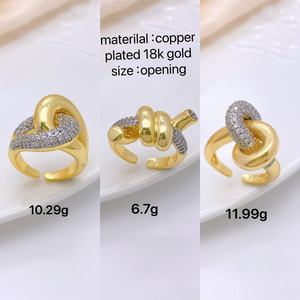 Anel de Noivado Vintage com Pedra de Zircônia Banhado a Ouro 18K para Homens e Mulheres - Product Image 3