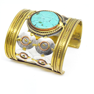 Nuevo Brazalete de Joyería de Moda de Marca, Brazalete de Oro con Piedras, Brazalete de Alta Calidad, Brazalete de Lujo con Diseño Tricolor, Brazalete Heritage - Product Image 1