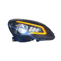 Nouvel ensemble de phares LED pour Classe C W204 2007-2014 C180/C200/C260 DRL séquentiel Projecteur Noir 12V