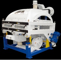 PinYang TQSF120*2 Machine de déstonage et de nettoyage de graines à double corps, haute efficacité et durable, pour riz paddy