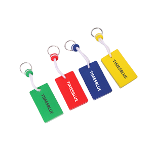 Rectangle Floating Keychain, EVA Floating Keychain, Water Sports <b>Waterproof</b> <b>Foam</b> Floating Key Ring - Product Image 1