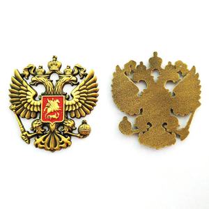 <span class=keywords><strong>Plaque</strong></span> d'étiquette en alliage de zinc et métal vintage 3d de qualité supérieure, plaqué bronze antique, emblème national <span class=keywords><strong>russe</strong></span> de la russie - Product Image 2