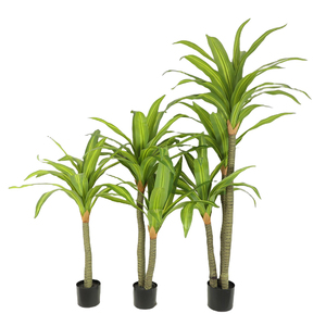 Plantas verdes artificiales para decoración de interiores, postes con macetas, hojas grandes, <span class=keywords><strong>Palma</strong></span> Artificial - Product Image 6