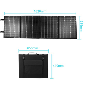 Panneaux solaires photovoltaïques monocristallins pliables portables de camping à haute efficacité bibo China Price, sortie USB 12V 200W - Product Image 5