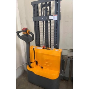 High Lift Stacker For <b>Pallets</b> Powered Walkie Stacker With 1 Ton To 3 Ton Capacity For Factory Logistics Storage - Product Image 4