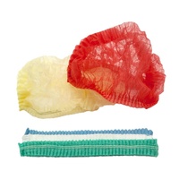 Bonnet de protection jetable en PP non tissé, certifié CE, respirant et anti-poussière, pour diverses zones de travail, disponible en plusieurs couleurs