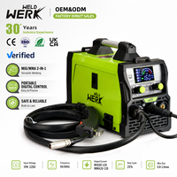 Portable LED LCD affichage contrôle numérique MIG TIG MMA onduleur Machine à souder 3-en-1 multifonction 220V CO2/MAG/soudeur sans gaz