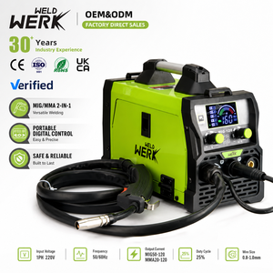 Portable LED LCD affichage contrô<span class=keywords><strong>le</strong></span> numérique MIG TIG MMA onduleur Machine à souder 3-en-1 multifonction 220V CO2/<span class=keywords><strong>MAG</strong></span>/soudeur sans gaz - Product Image 1
