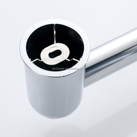 Barre de douche coulissante murale en acier inoxydable chromé, écologique, pour hôtels, design moderne DIECHENG