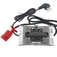 Chargeur de batterie au lithium intelligent à arrêt automatique SY500 24V 15A AC100-240V pour machine de nettoyage électrique industrielle