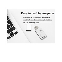 Lector/Grabador de Tarjetas Todo en Uno BAJEAL FB-360, USB 2.0 Externo de Alta Velocidad, Multifunción, Compatible con TF/SD, Portátil, ABS, para Win/Mac/Linux