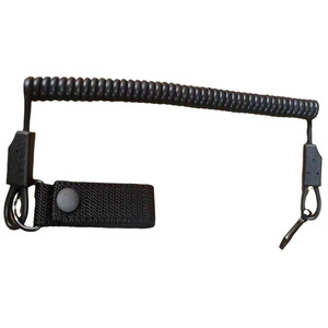 Retractable <b>Spring</b> Safety Tether Lanyard with Quick Release Carabiner for Outdoor Equipment AntiLost Securing - Product Image 5