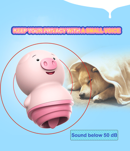 批发10频电动粉色猪形乳头吸盘性刺激G点阴蒂振动器 - Product Image 6