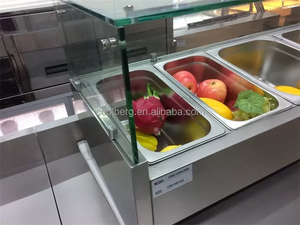 <span class=keywords><strong>Vitrine</strong></span> <span class=keywords><strong>réfrigérée</strong></span> à température unique pour salades, idéale pour les bars à salades et les buffets - Product Image 6
