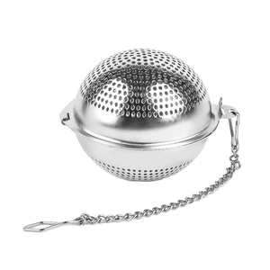 304 thép không gỉ thân thiện với môi hiện đại đánh bóng kết thúc trà Infuser trà lọc trà bóng - Product Image 1