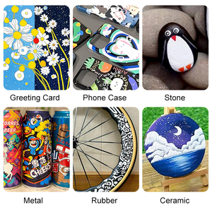 Magiart Nhà Sản Xuất Không Độc Hại An Toàn Không Thấm Nước Vĩnh Viễn Đánh Dấu Màu Trắng Bút Bộ - Product Image 5