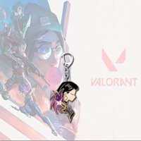 Gantungan Kunci Akrilik Chibi Valorant Fade Sage Lucu, Aksesoris Tas Kartun, Hadiah untuk Penggemar Game, Aksesoris Ransel Pelajar