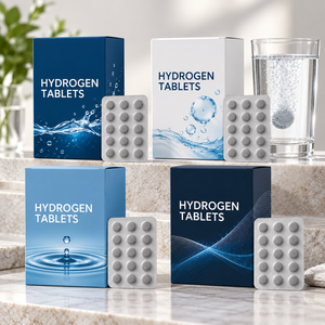 Tabletas Efervescentes de Hidrógeno, 15 Tabletas/Blister, Suplemento para la Salud, Apoyo para la Hidratación, Fórmula Personalizada, Fabricante OEM ODM - Product Image 5