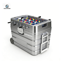 Glacière extérieure rotomoulée en PE/PP de 40 L, personnalisable et étanche, avec maintien de la glace pendant 5 jours pour canettes, pêche et camping