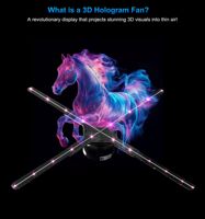 Ventilateur d'hologramme de support triangulaire étanche IP65 avec couvercle renforcé pour les campagnes publicitaires extérieures